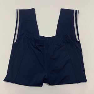 Adidas Womens Climalite Track Pants 3-Striped Tapered Pull-On Navy Size Medium